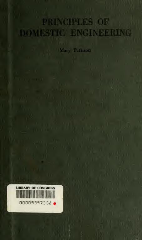 Principles of Domestic Engineering scan