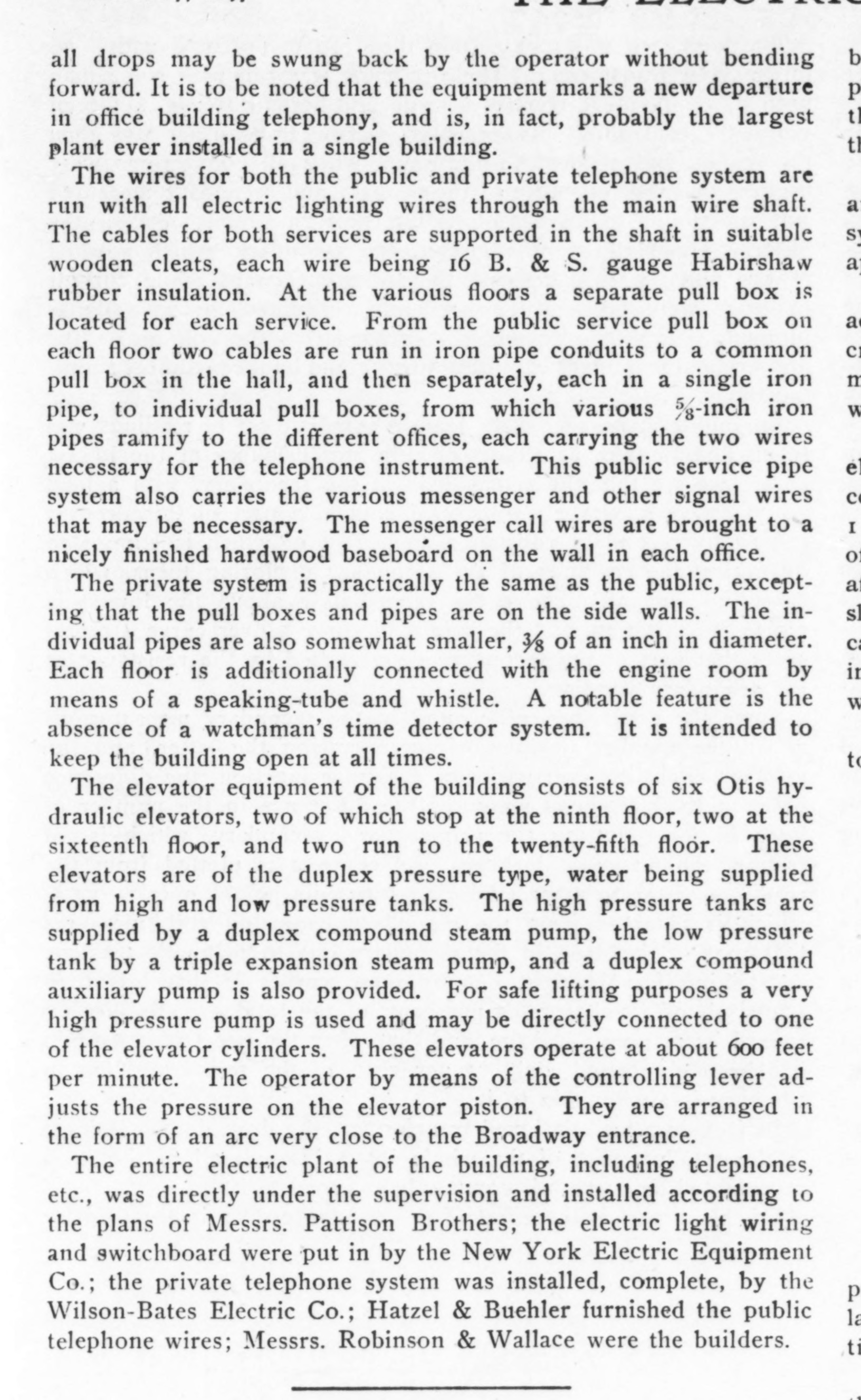 A skyscraper proof facsimile
